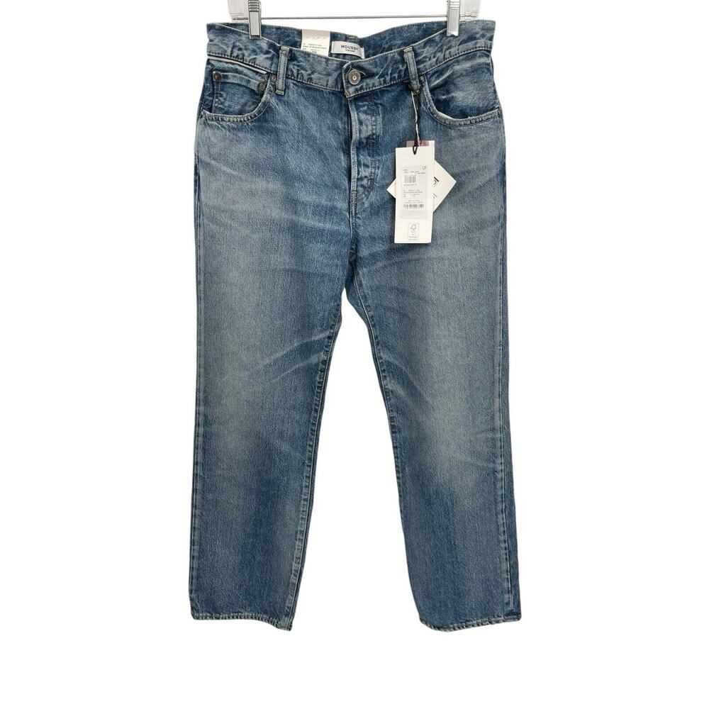 NWT Moussy Vintage Graceland Straight Jeans Light Blue Size 29